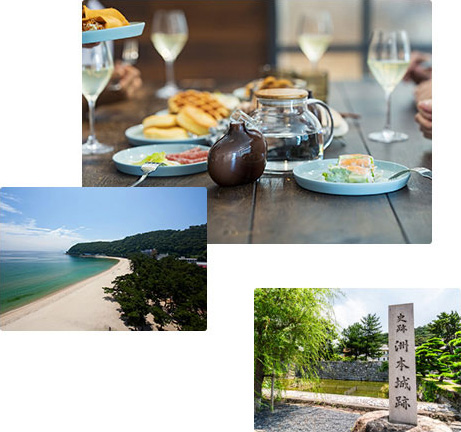 島海月の周辺のスポットとご利用シーン